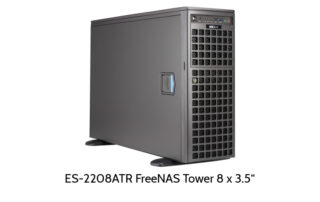 8-slot EUROstor ES-2208T TrueNAS Core tower