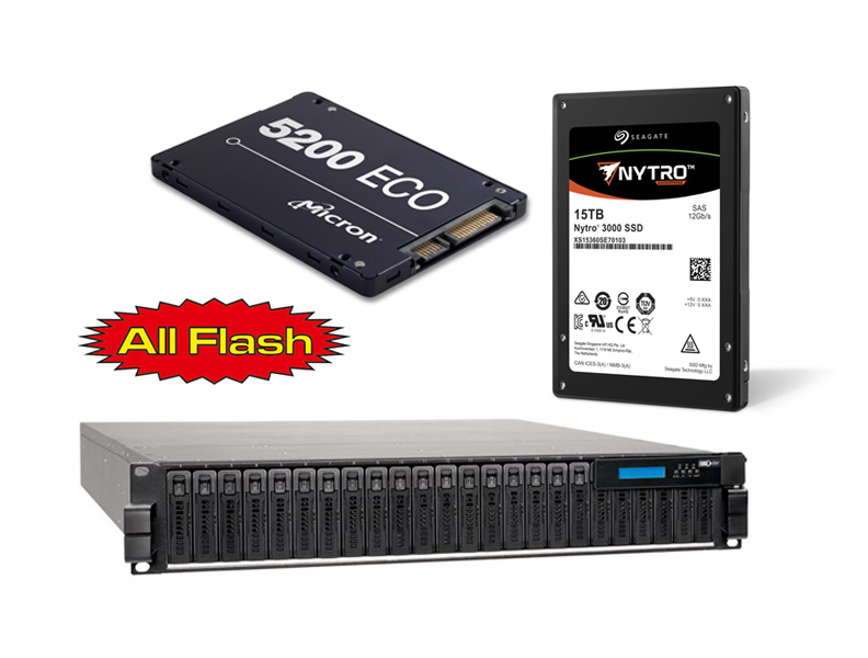 AllFlash RAID with SSDs from Seagate and Micron