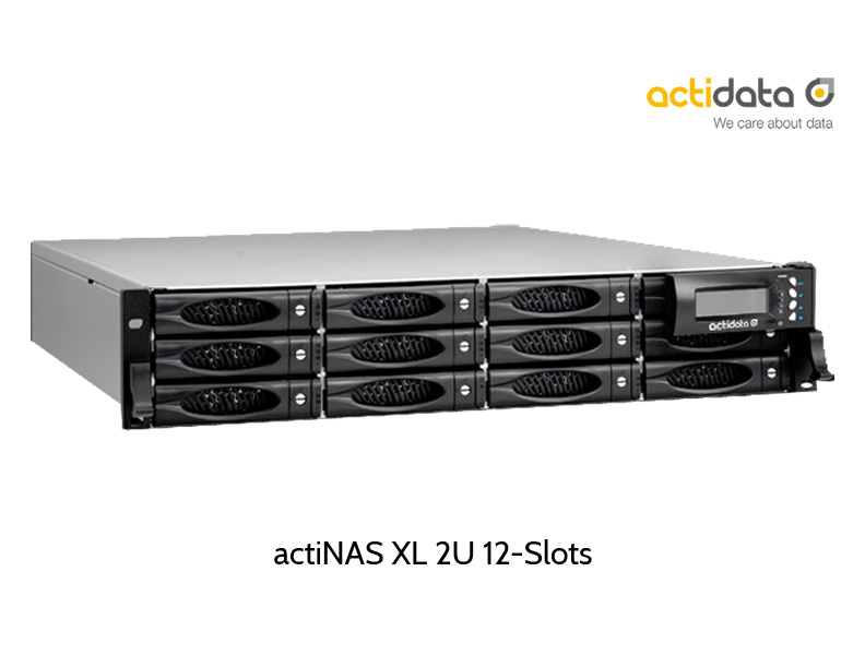 actiNAS XL 2U 12-slots File server
