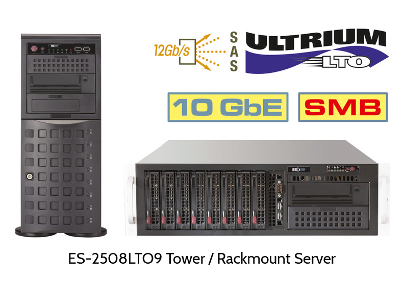 ES-2508LTO9 tower and rackmount