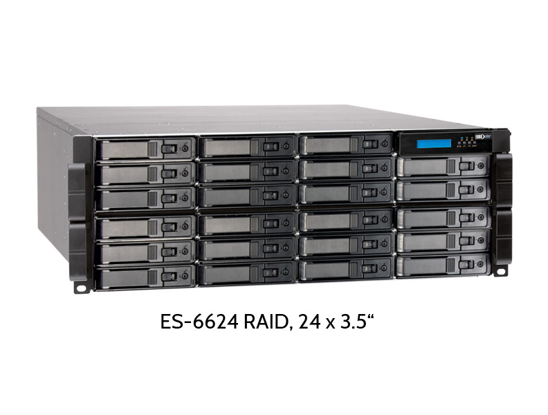EUROstor ES-6600 RAID with 24 disk slots