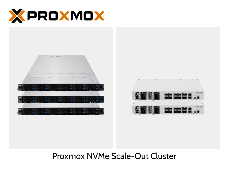 Proxmox NVMe scale-out cluster