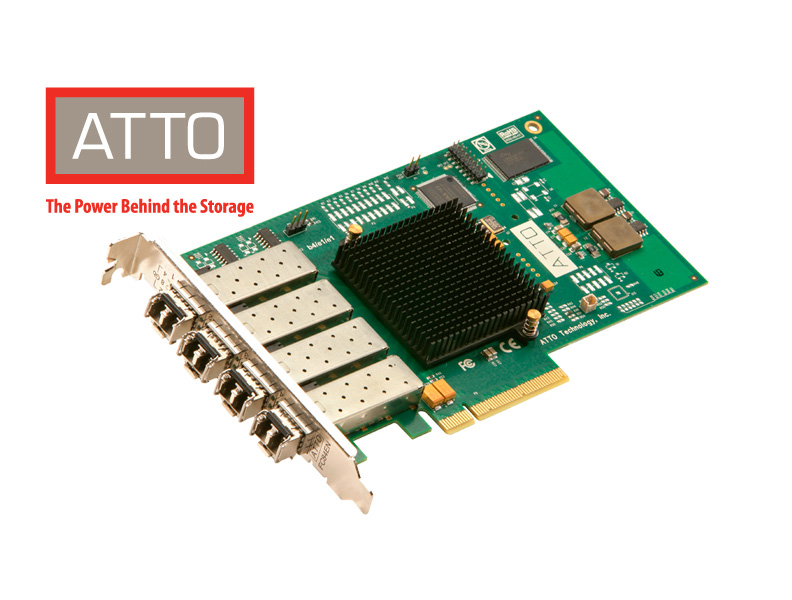 8 Gbit ATTO Fibre Channel PCIe Adapter