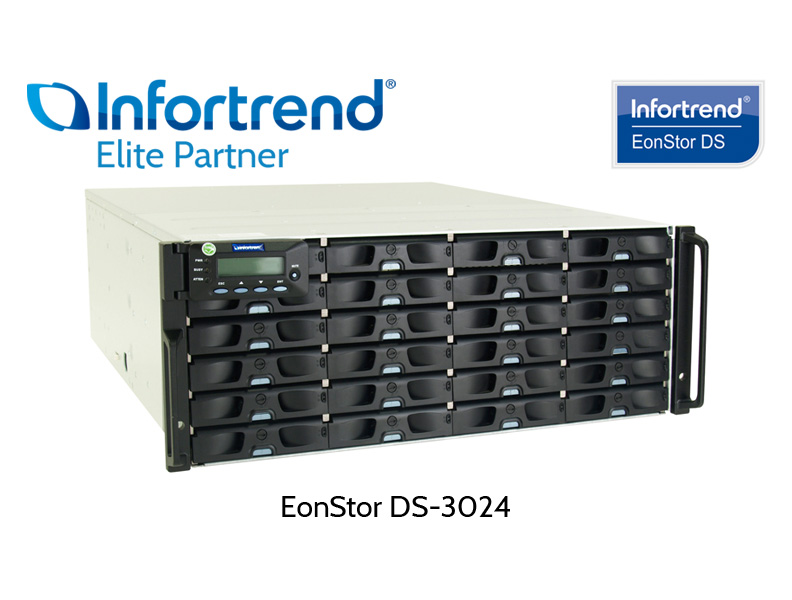 Infortrend EonStor DS-3024, 24 disk slots