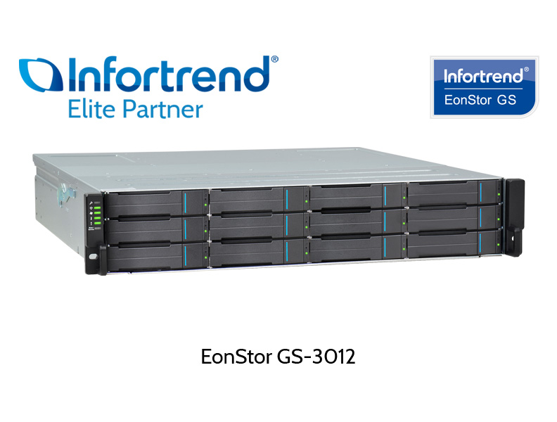 Infortrend EonStor GS-3012, NAS, iSCSI, Cloud RAID