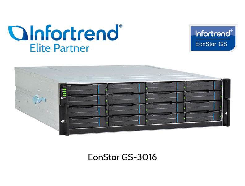 Infortrend EonStor GS-3016, 16 Slot NAS/iSCSI RAID