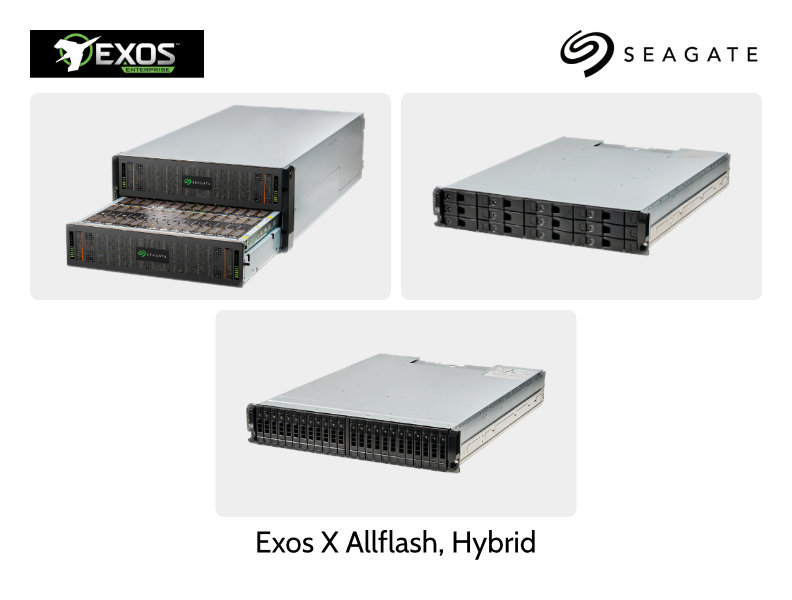 Seagate Exos X - All Flash, Hybrid, & Disk Arrays