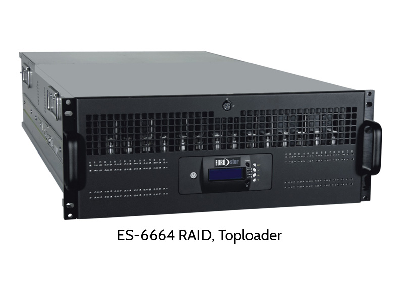 EUROstor ES-6600 Toploader RAID mit 64 Festplattenslots